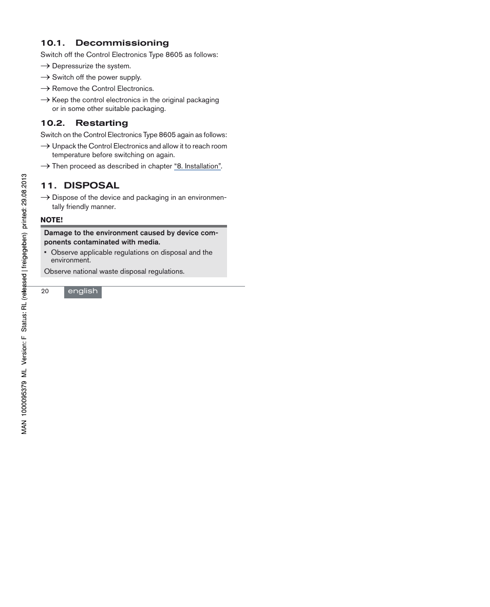 Burkert Type 8605 User Manual | Page 6 / 18