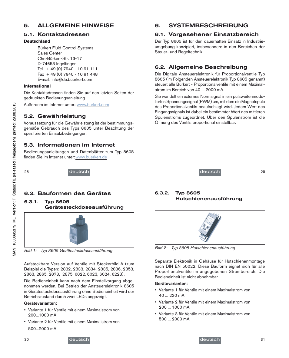 Burkert Type 8605 User Manual | Page 9 / 18