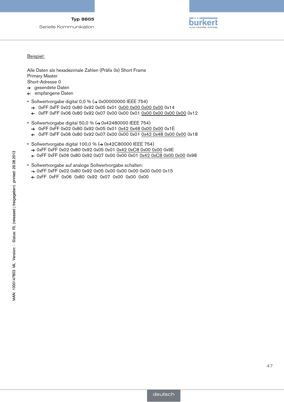 Burkert Type 8605 User Manual | Page 49 / 82