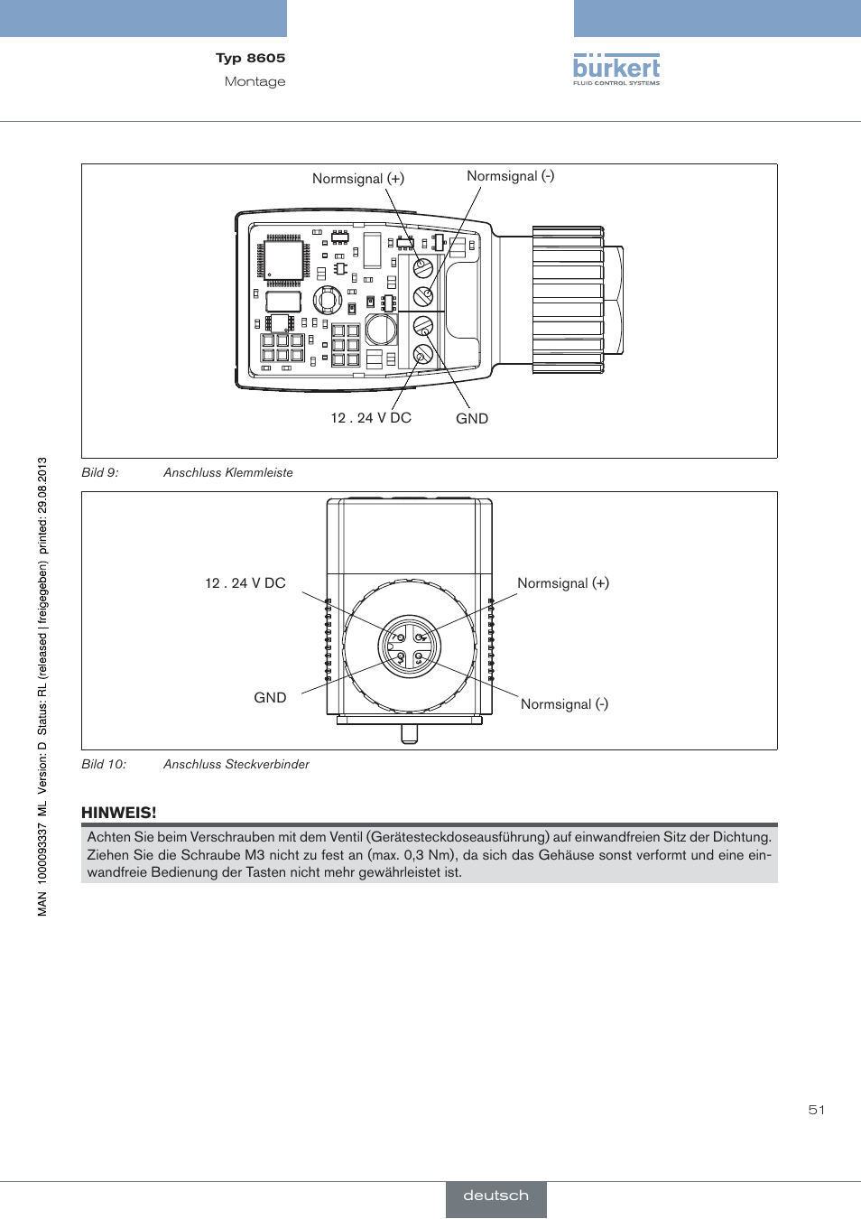 Burkert Type 8605 User Manual | Page 51 / 108