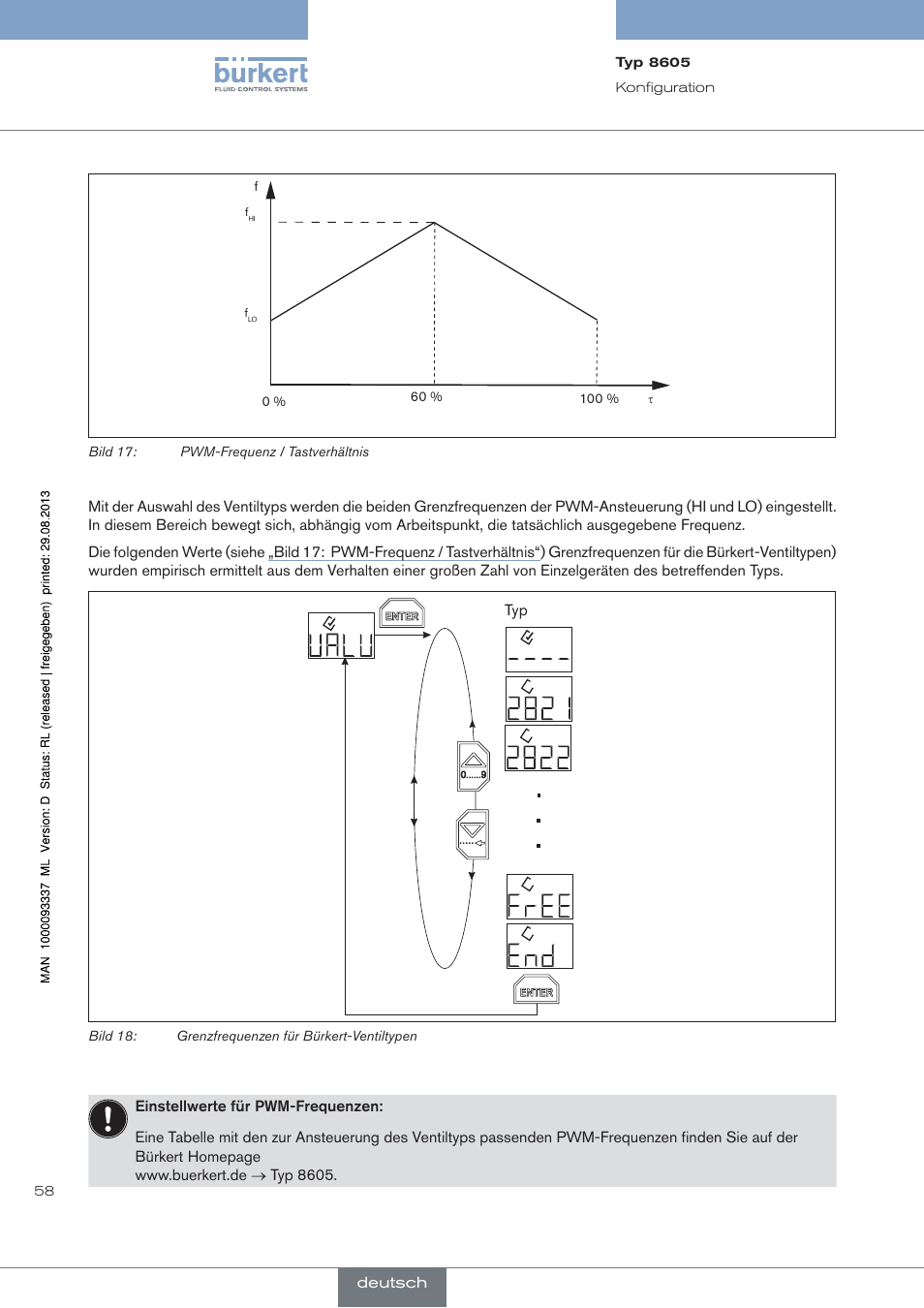 Burkert Type 8605 User Manual | Page 58 / 108
