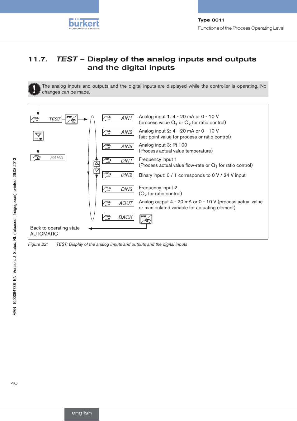 Burkert Type 8611 User Manual | Page 40 / 102