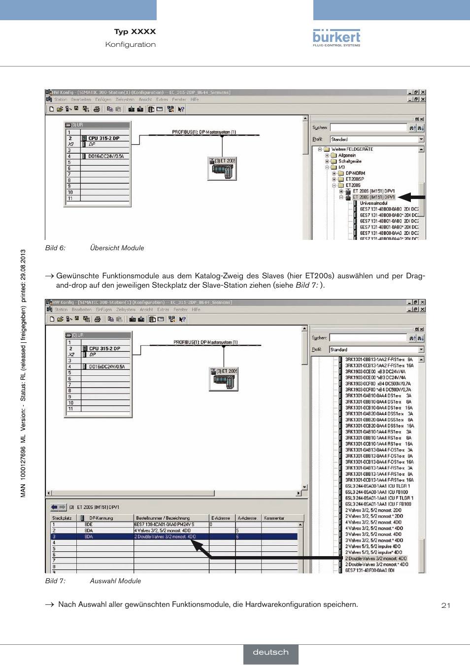 Bild 6: ) | Burkert Type 8716 User Manual | Page 21 / 34