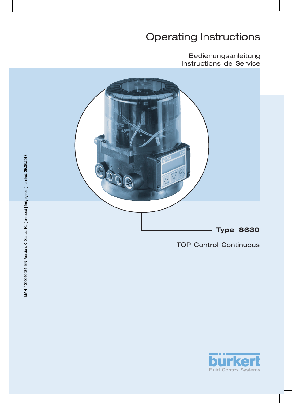 Burkert Type 8630 User Manual | 186 pages