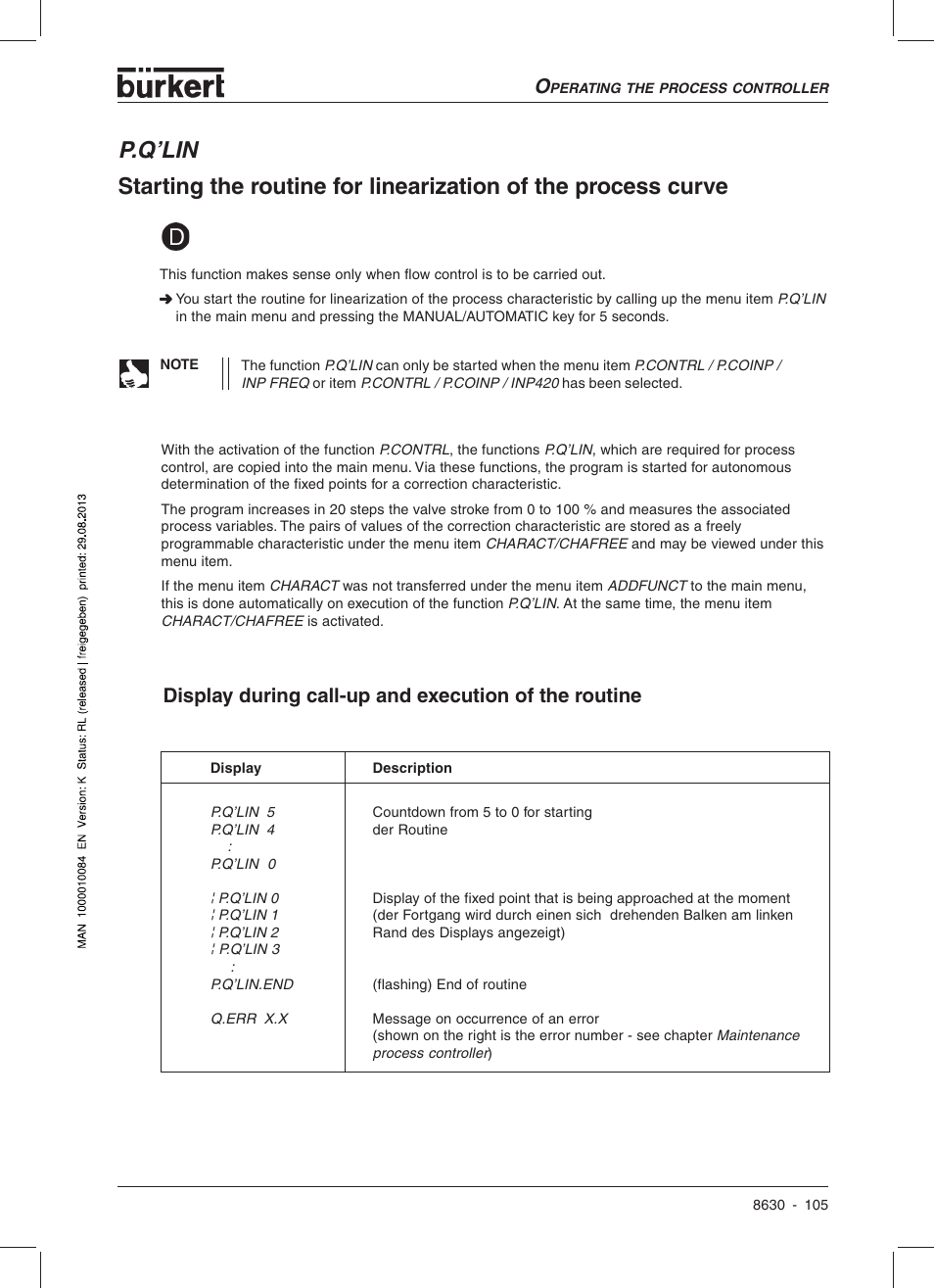 Burkert Type 8630 User Manual | Page 107 / 186