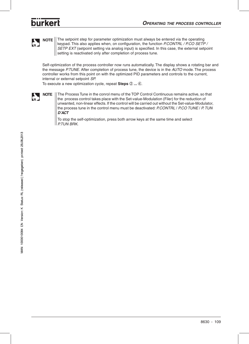 Burkert Type 8630 User Manual | Page 111 / 186