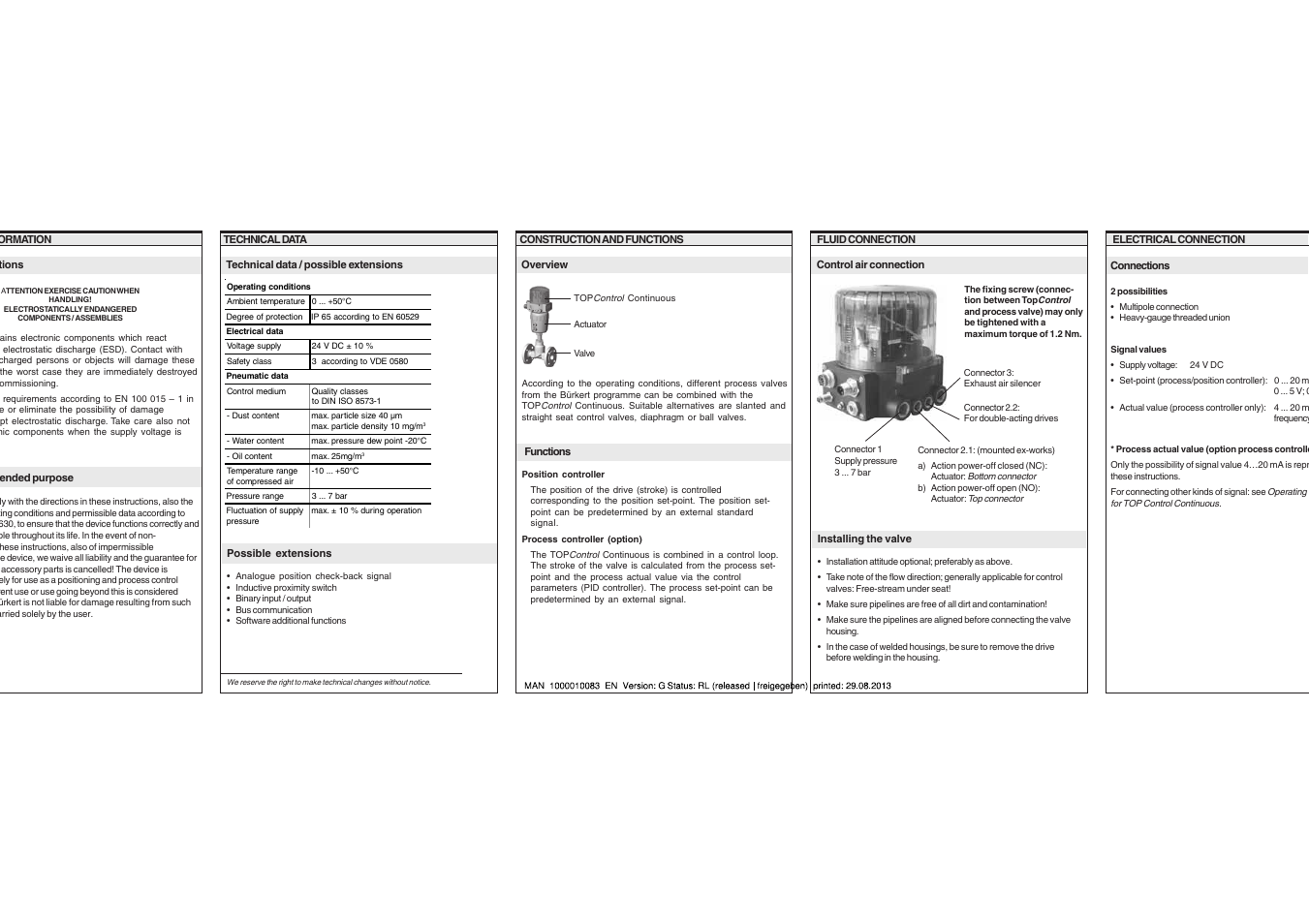 Burkert Type 8630 User Manual | Page 2 / 6