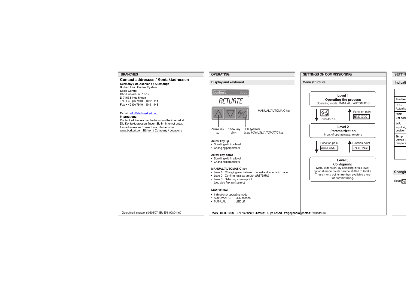 Burkert Type 8630 User Manual | Page 4 / 6