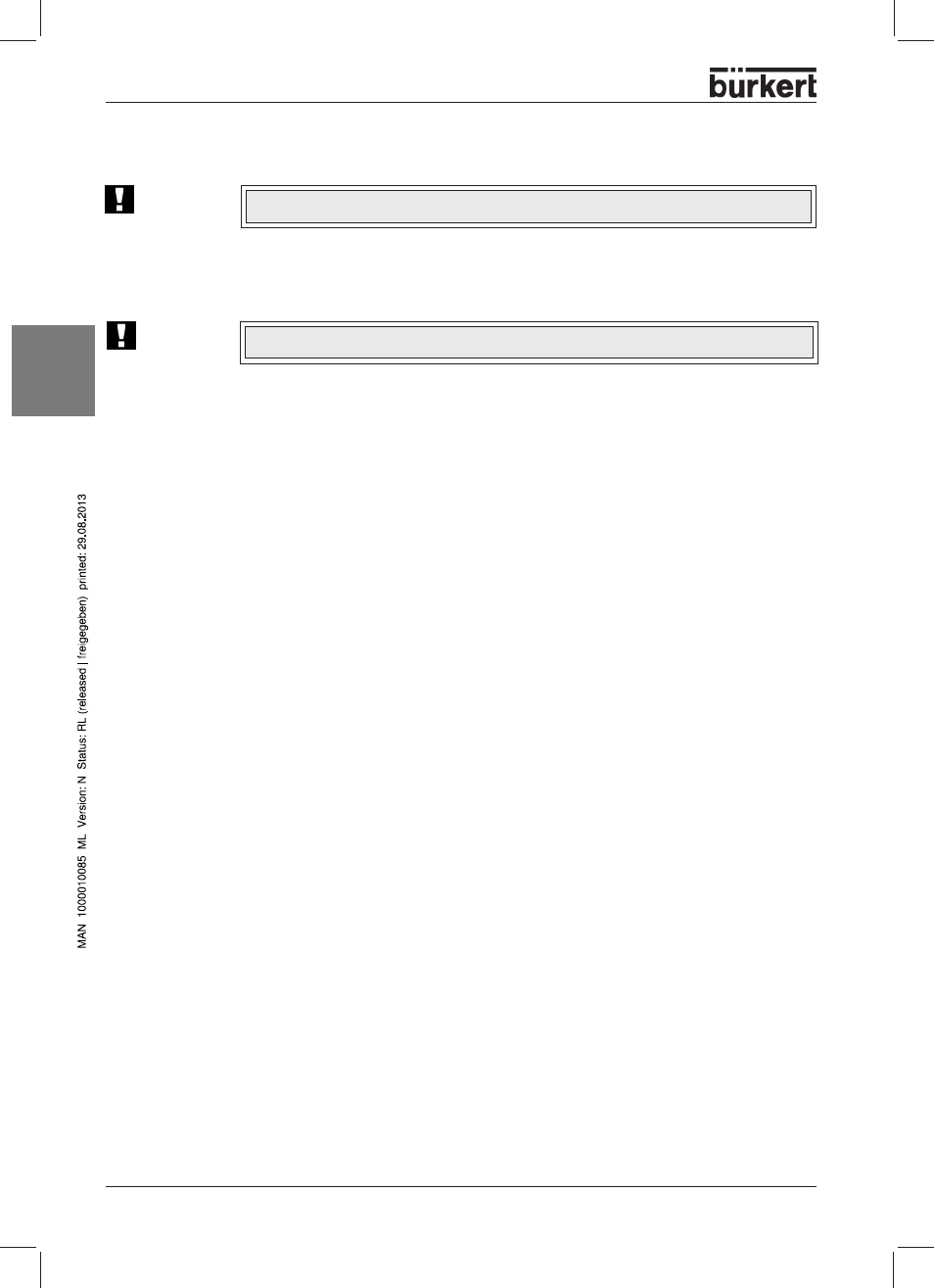 Transport, storage, Disposal | Burkert Type 8631 User Manual | Page 10 / 118