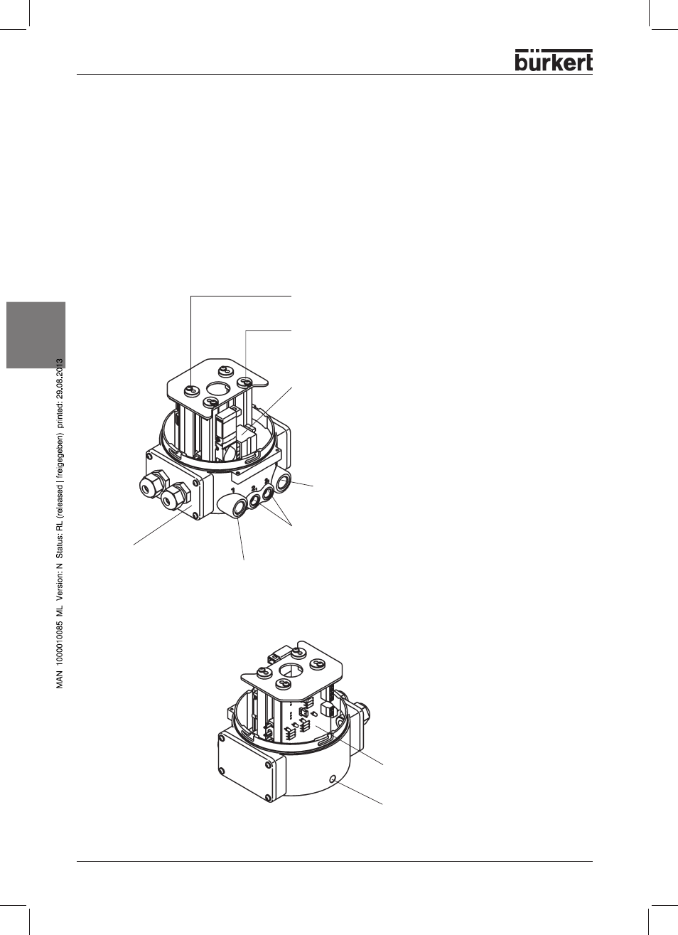 Aufbau und funktion, Deutsch | Burkert Type 8631 User Manual | Page 50 / 118