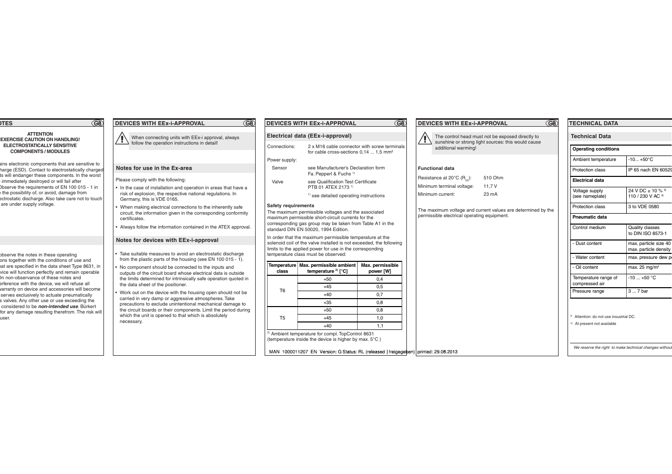 Burkert Type 8631 User Manual | Page 2 / 6