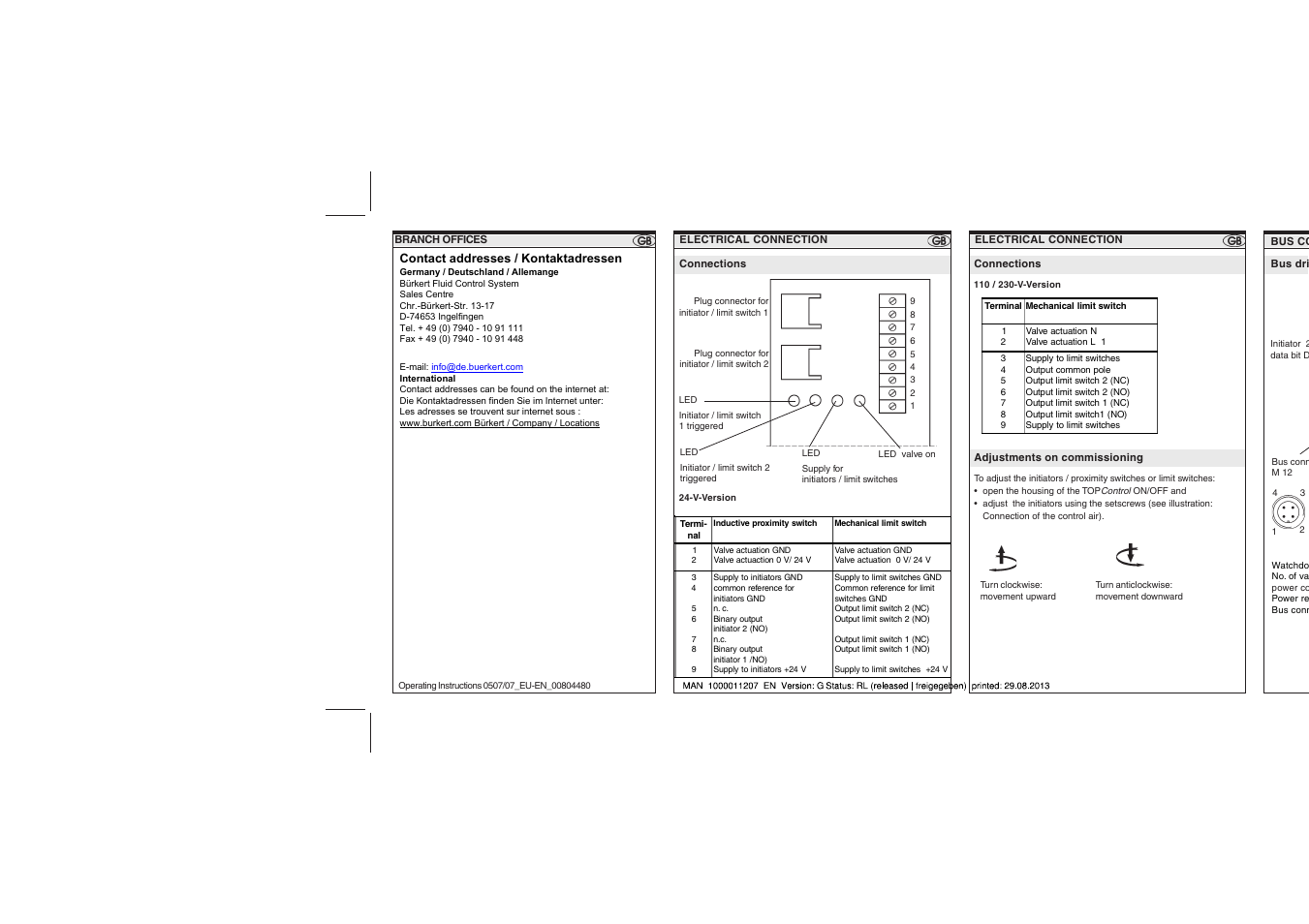 Burkert Type 8631 User Manual | Page 4 / 6