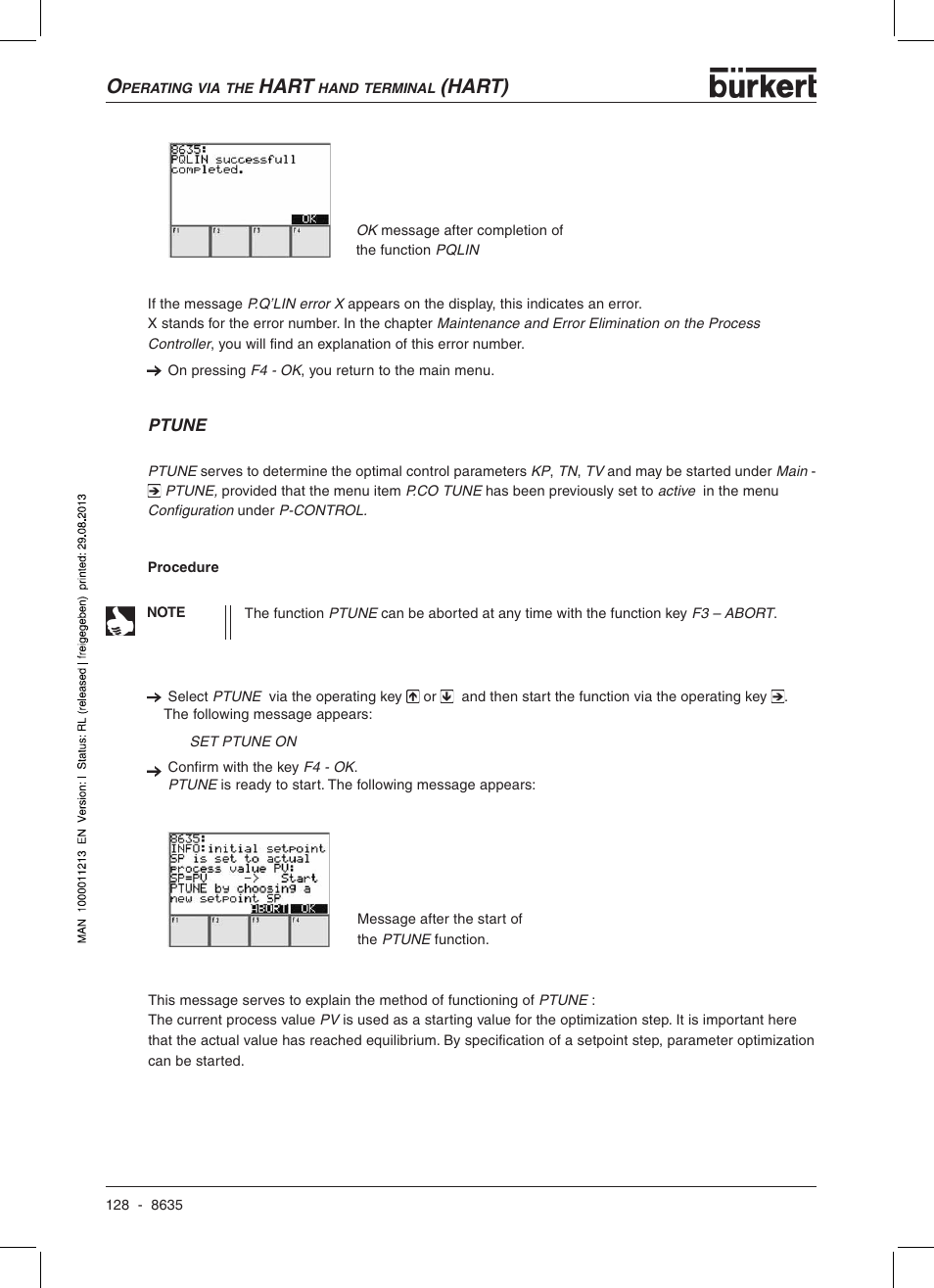 Hart, Hart) | Burkert Type 8635 User Manual | Page 130 / 190