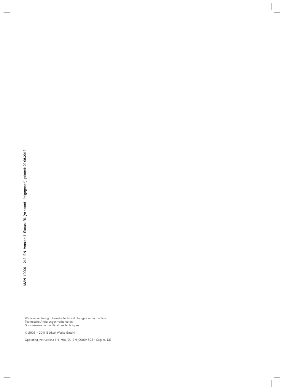 Burkert Type 8635 User Manual | Page 2 / 190