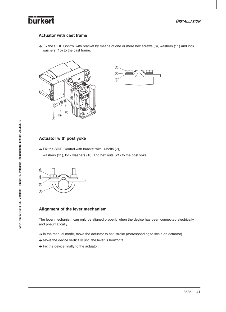 Burkert Type 8635 User Manual | Page 43 / 190