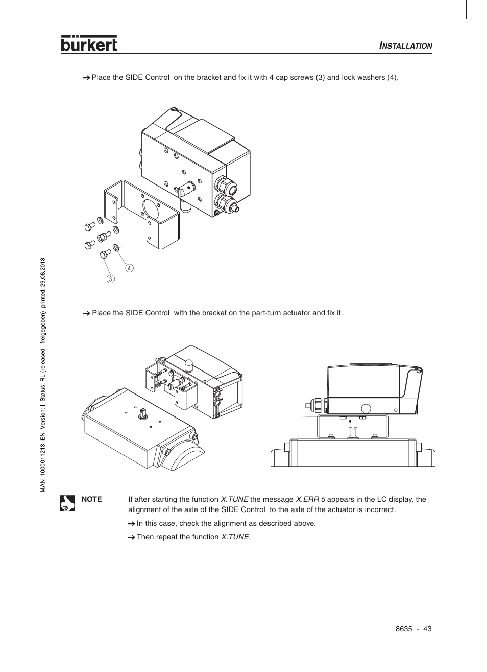 Burkert Type 8635 User Manual | Page 45 / 190