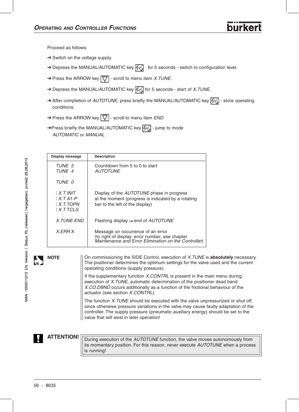 Burkert Type 8635 User Manual | Page 58 / 190