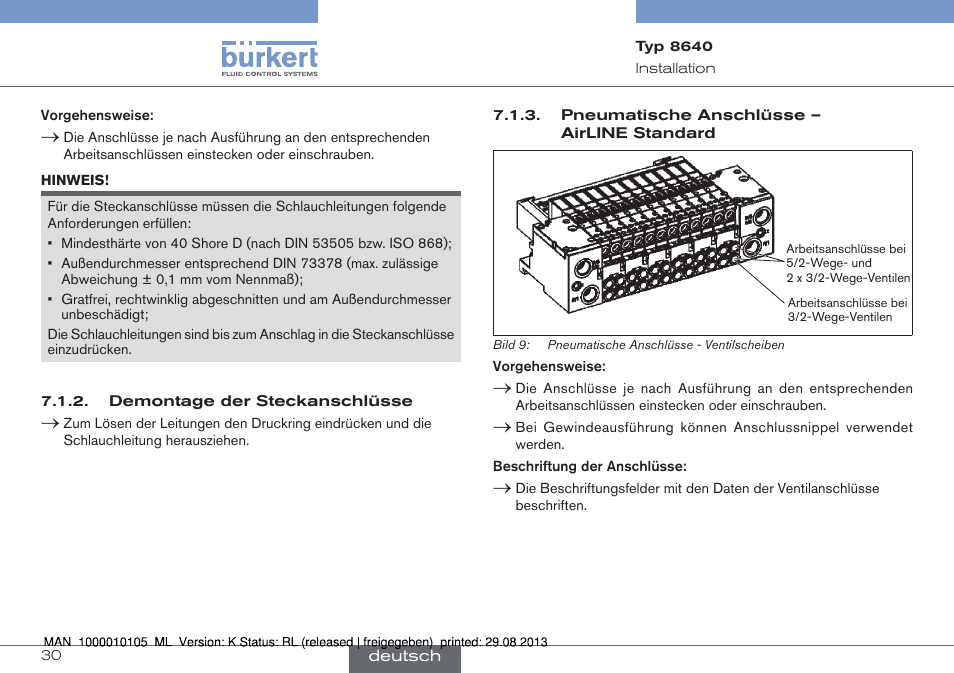 Burkert Type 8640 User Manual | Page 30 / 55