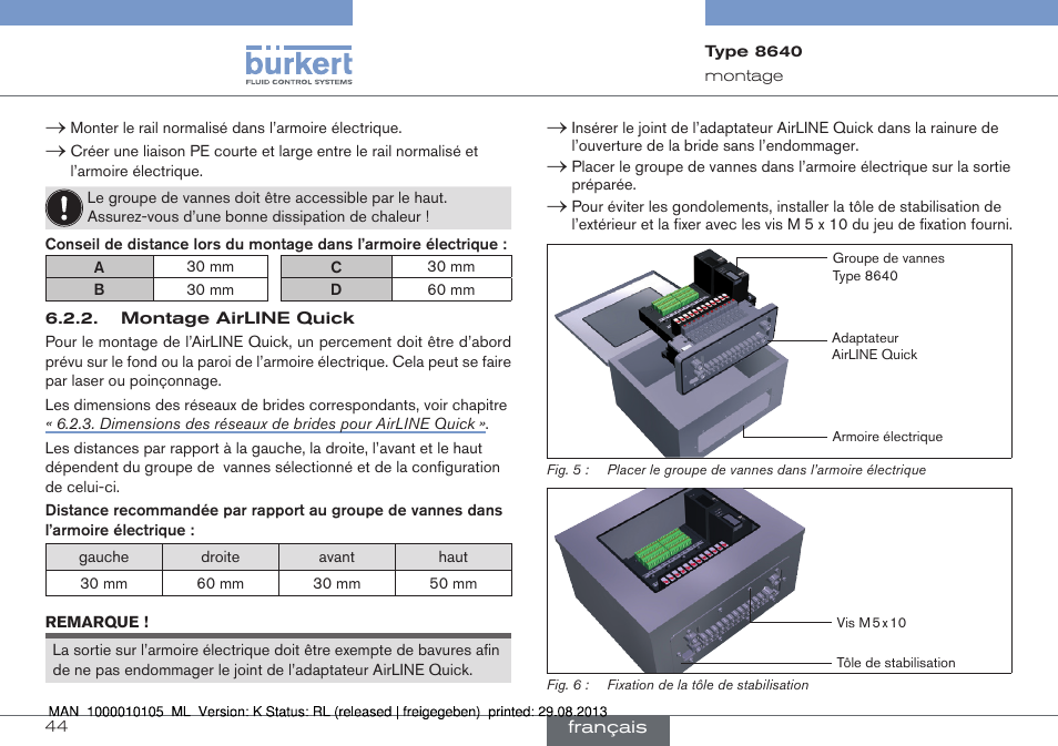 Burkert Type 8640 User Manual | Page 44 / 55