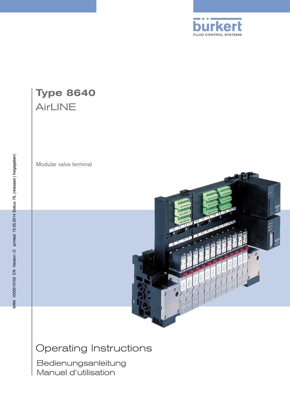 Burkert Type 8640 User Manual | 119 pages