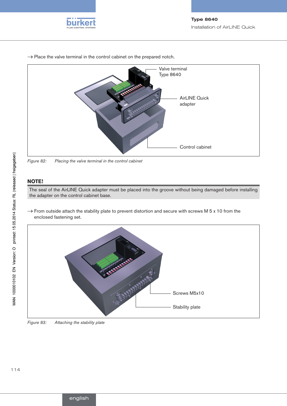 Burkert Type 8640 User Manual | Page 114 / 119