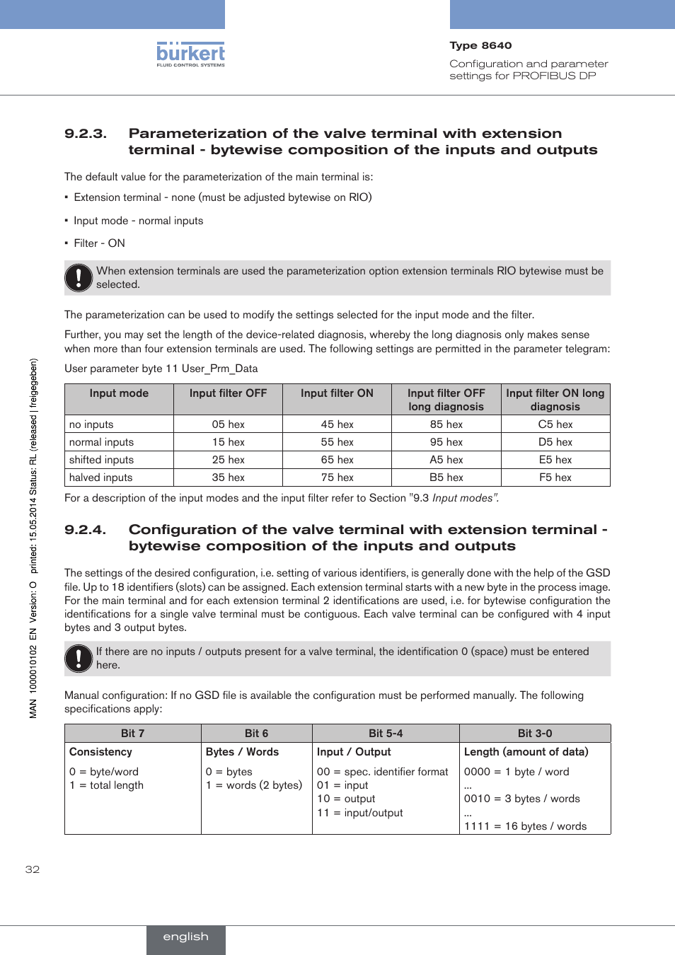Burkert Type 8640 User Manual | Page 32 / 119