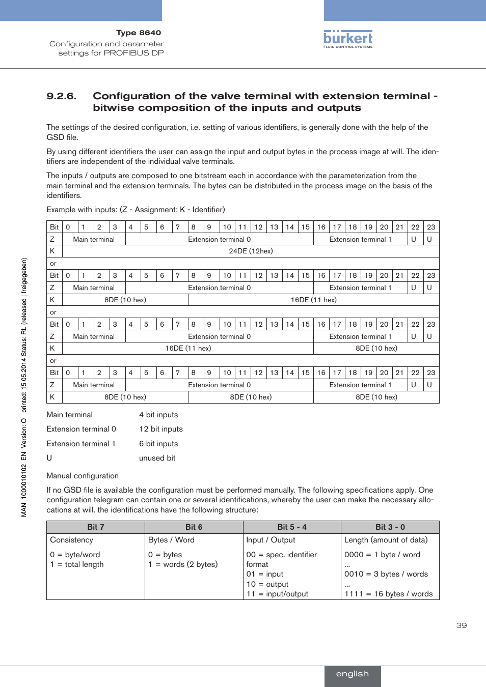 Burkert Type 8640 User Manual | Page 39 / 119