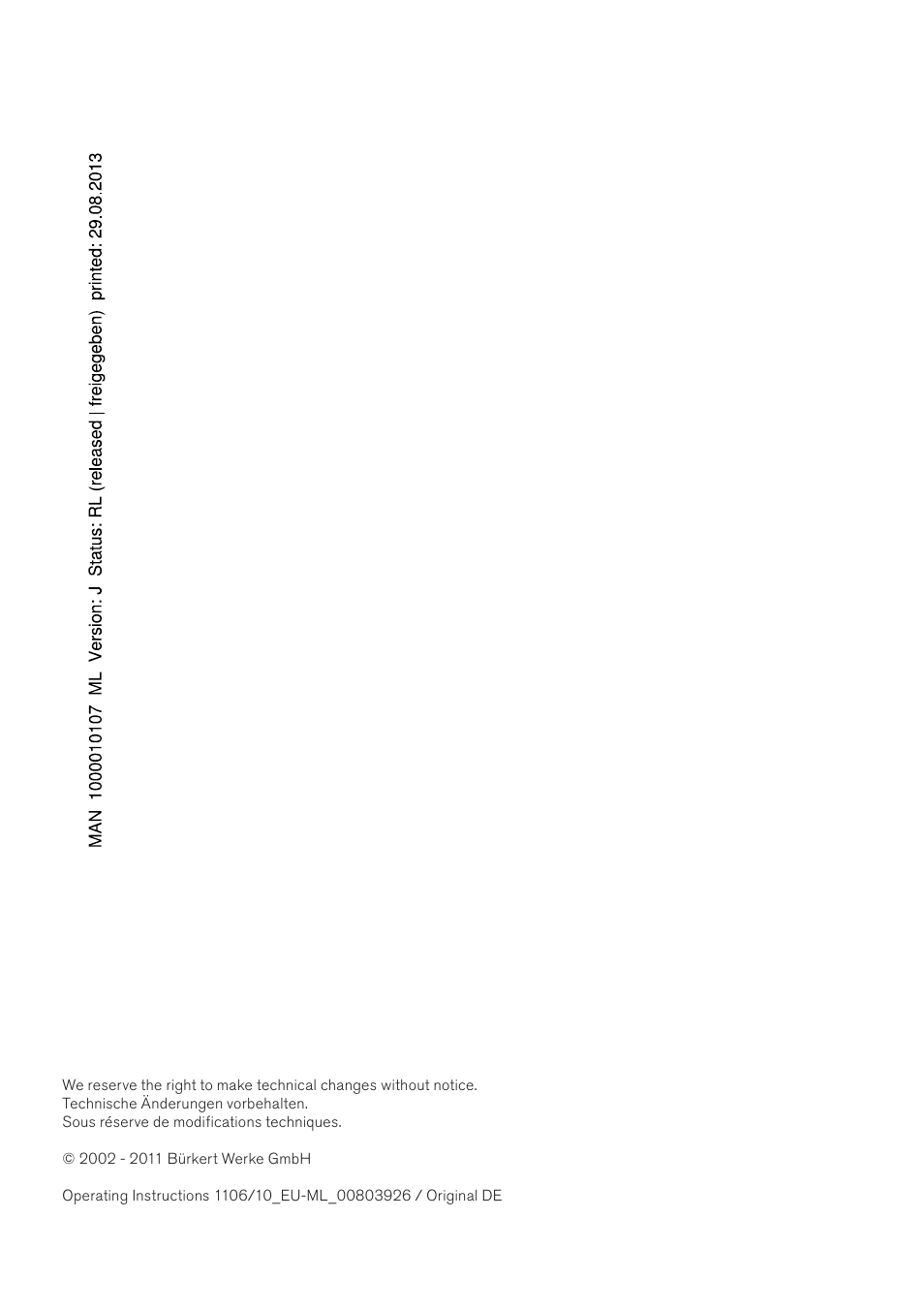 Burkert Type 8642 User Manual | Page 2 / 145