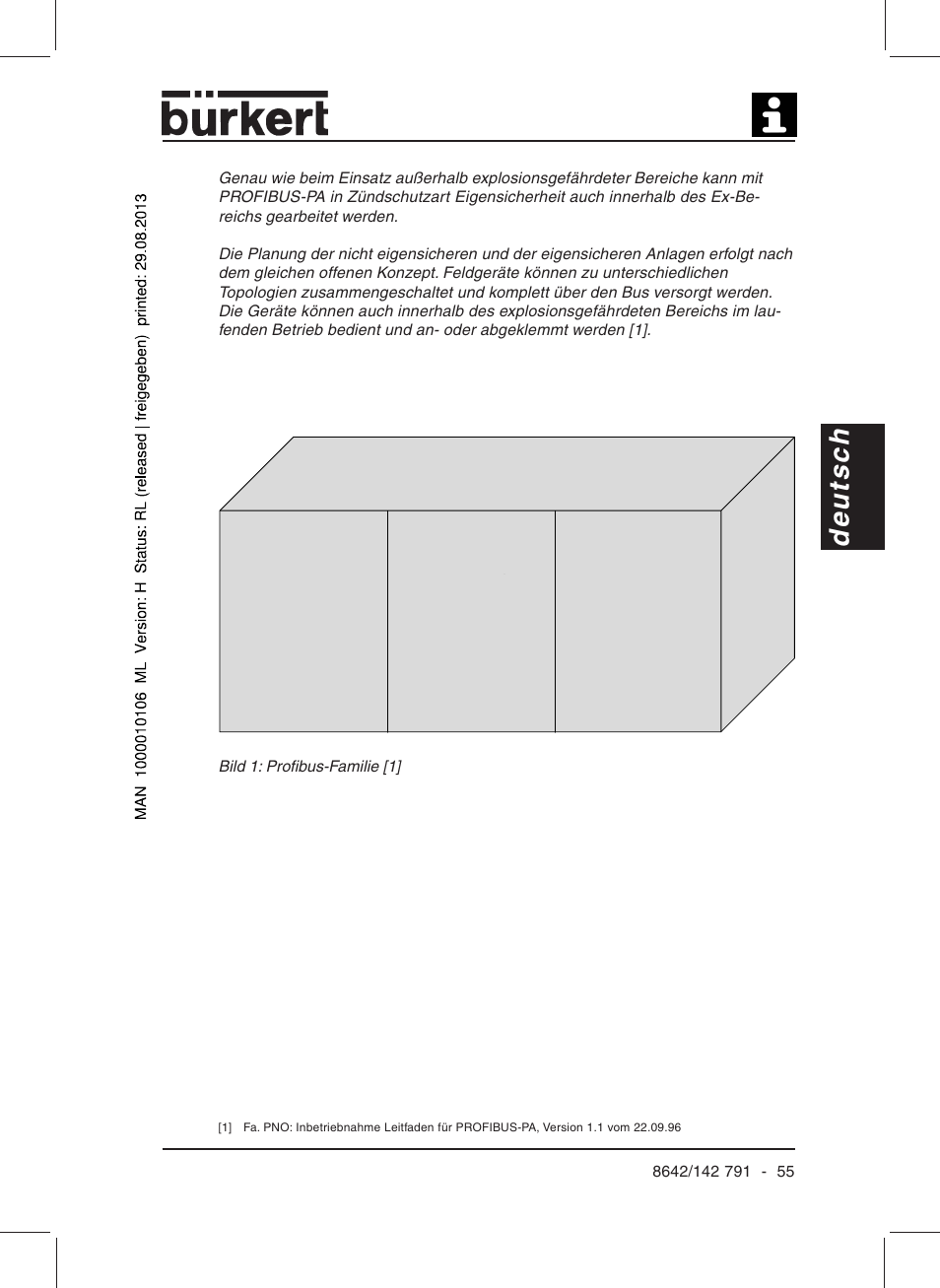 Deutsch | Burkert Type 8642 User Manual | Page 50 / 127