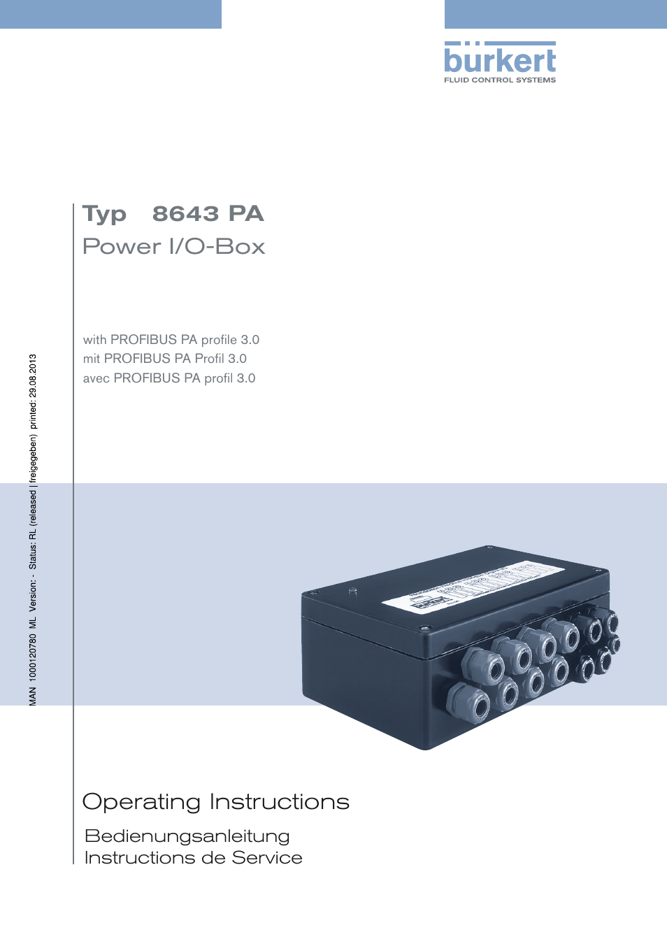 Burkert Type 8643 User Manual | 162 pages