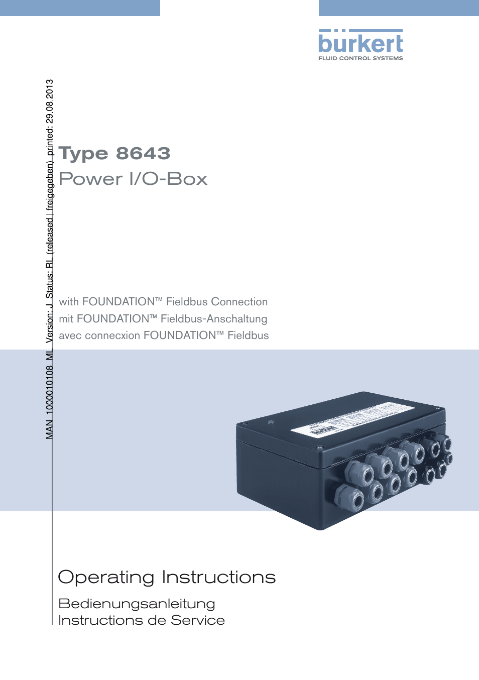 Burkert Type 8643 User Manual | 124 pages