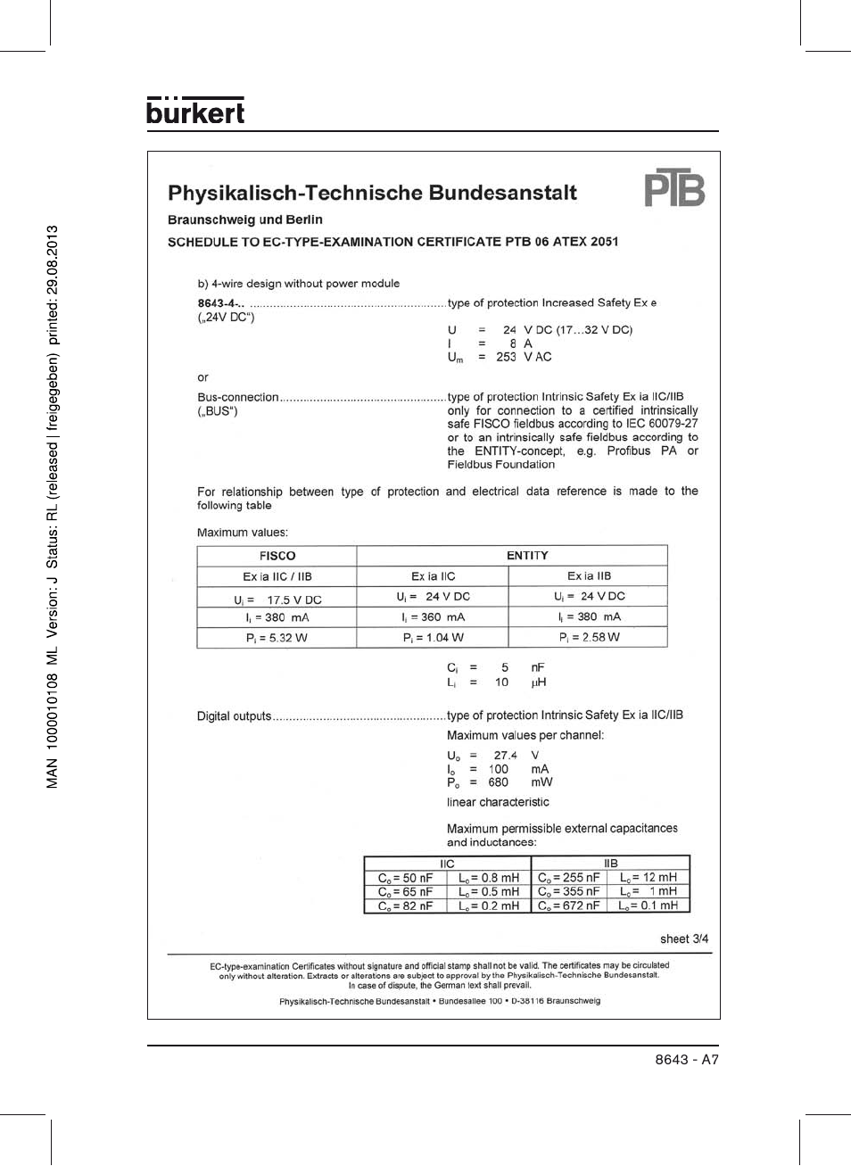 Burkert Type 8643 User Manual | Page 107 / 124