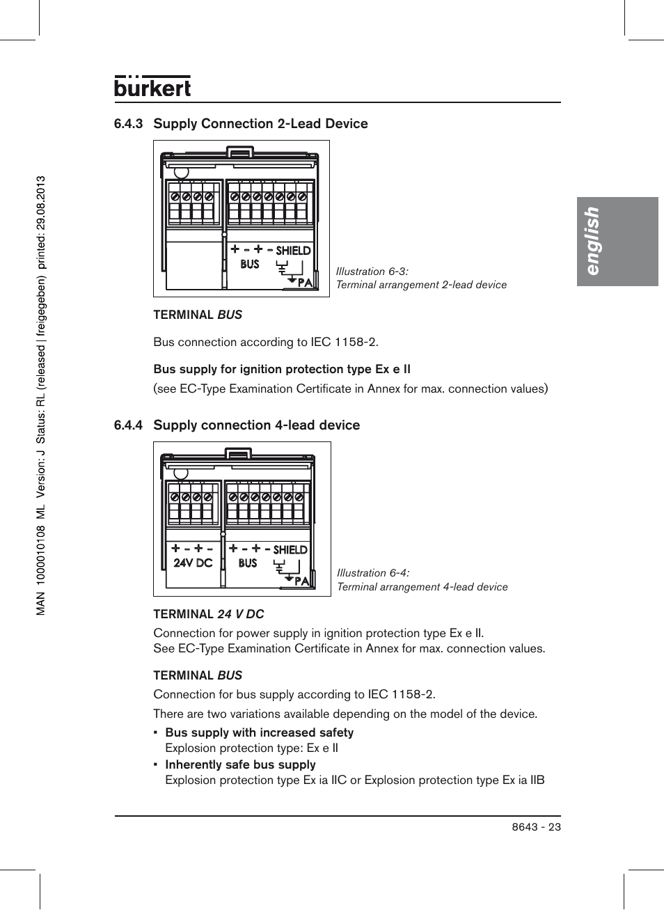 English | Burkert Type 8643 User Manual | Page 23 / 124