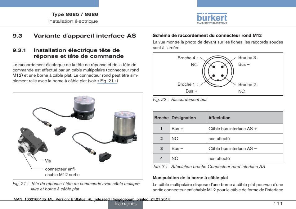 Burkert Type 8686 User Manual | Page 111 / 130