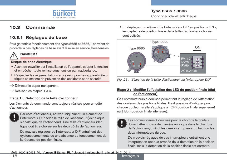 Burkert Type 8686 User Manual | Page 118 / 130