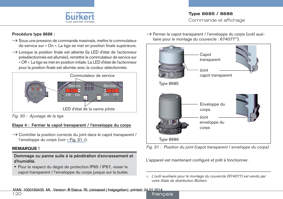 Burkert Type 8686 User Manual | Page 120 / 130