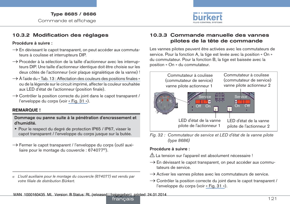 Burkert Type 8686 User Manual | Page 121 / 130