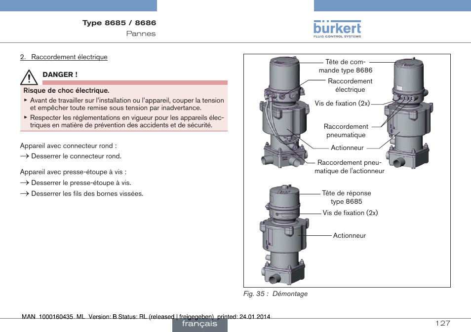 Burkert Type 8686 User Manual | Page 127 / 130