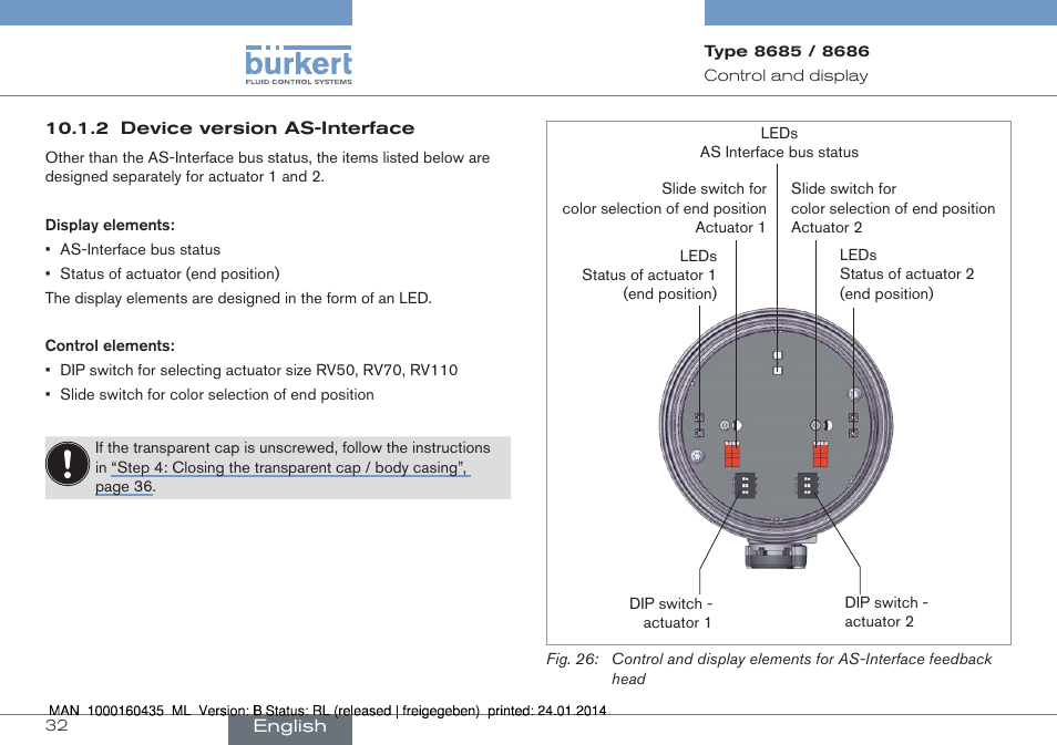 Burkert Type 8686 User Manual | Page 32 / 130