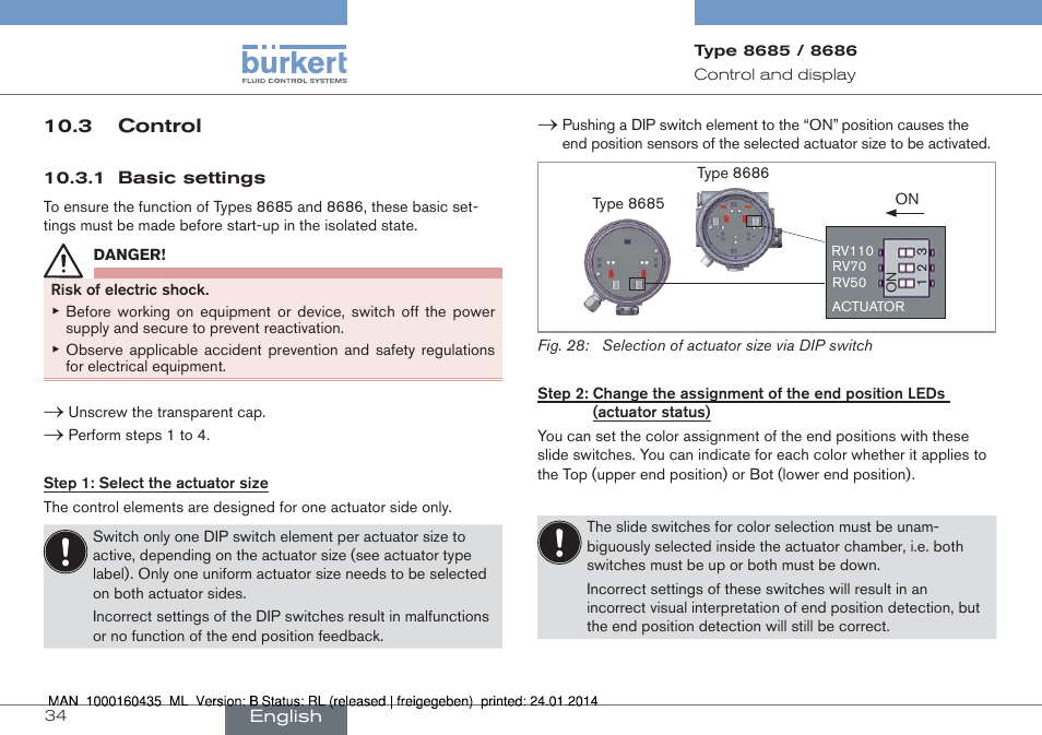 Burkert Type 8686 User Manual | Page 34 / 130