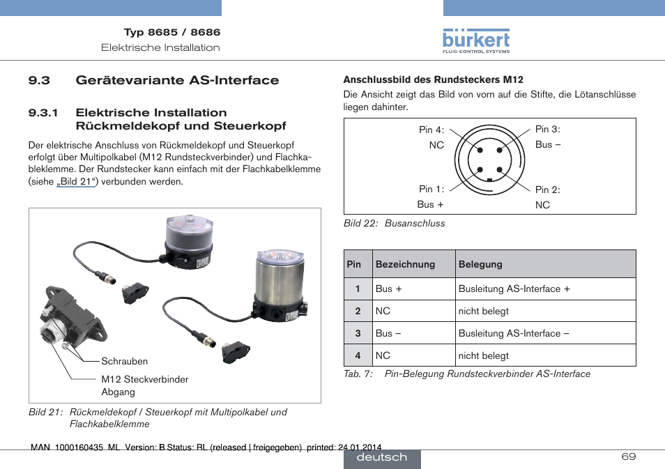 Burkert Type 8686 User Manual | Page 69 / 130