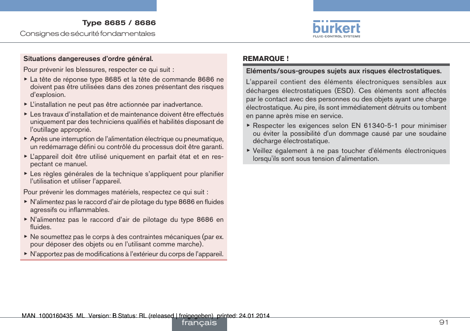 Burkert Type 8686 User Manual | Page 91 / 130