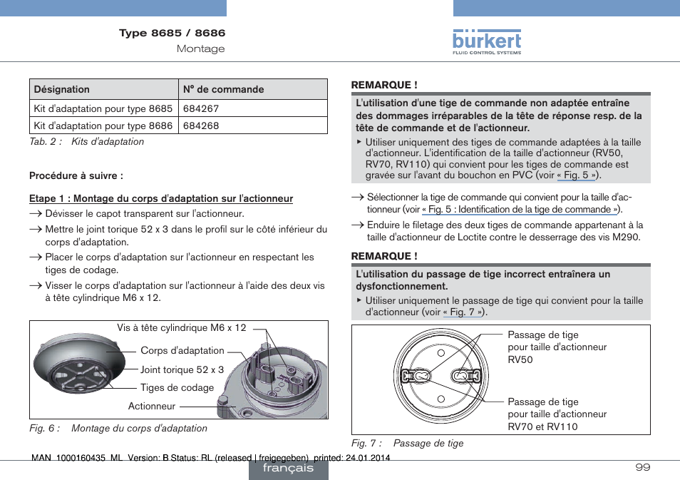 Burkert Type 8686 User Manual | Page 99 / 130