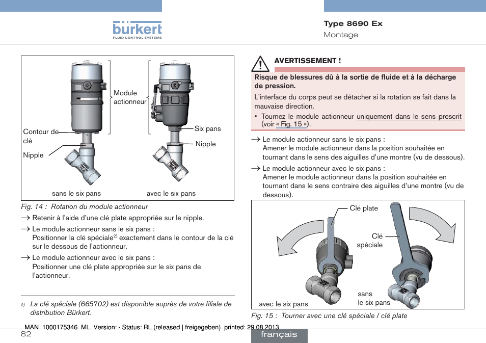 Burkert Type 8690 User Manual | Page 82 / 100