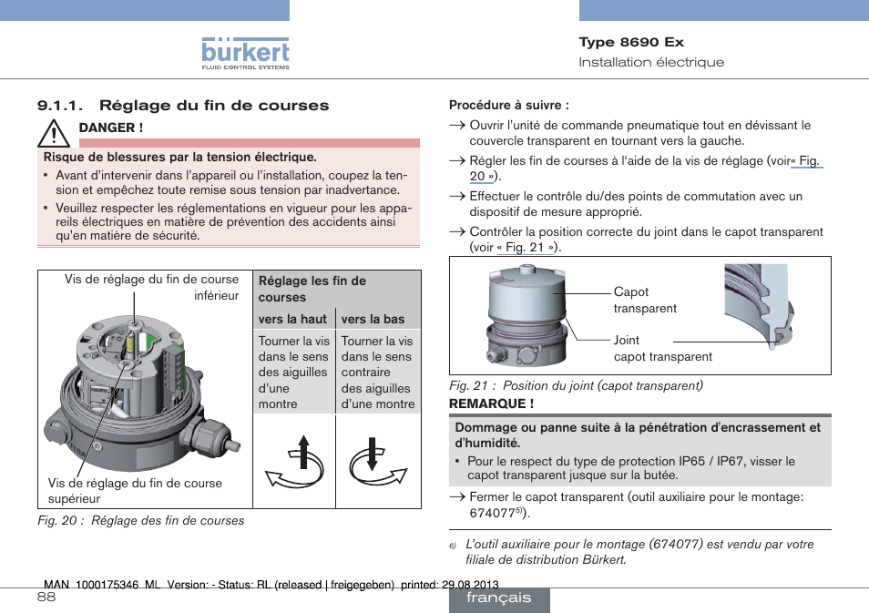 Burkert Type 8690 User Manual | Page 88 / 100