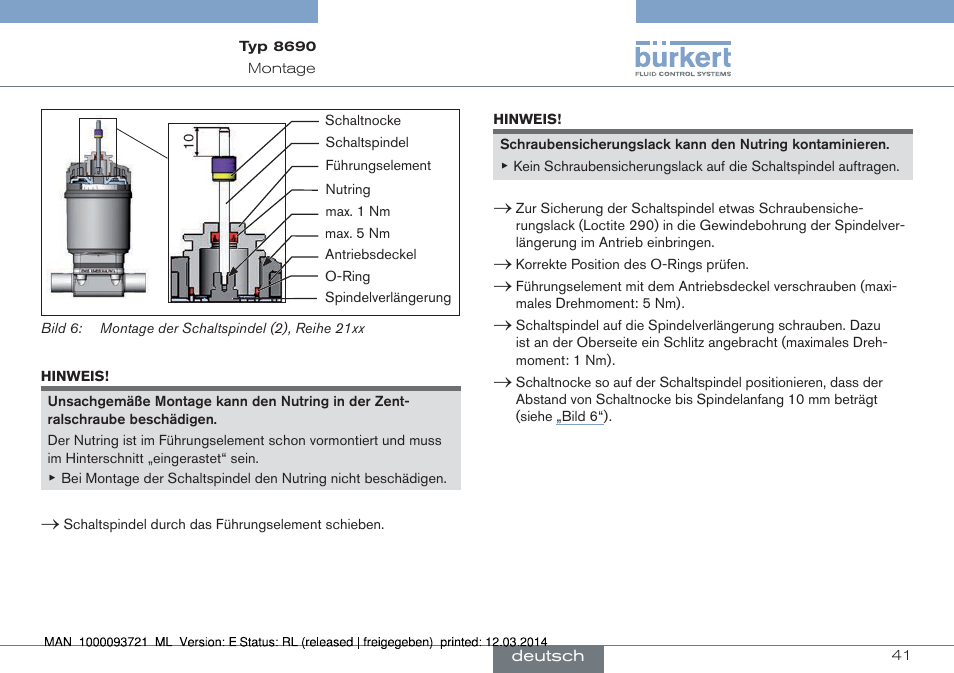 Burkert Type 8690 User Manual | Page 41 / 88