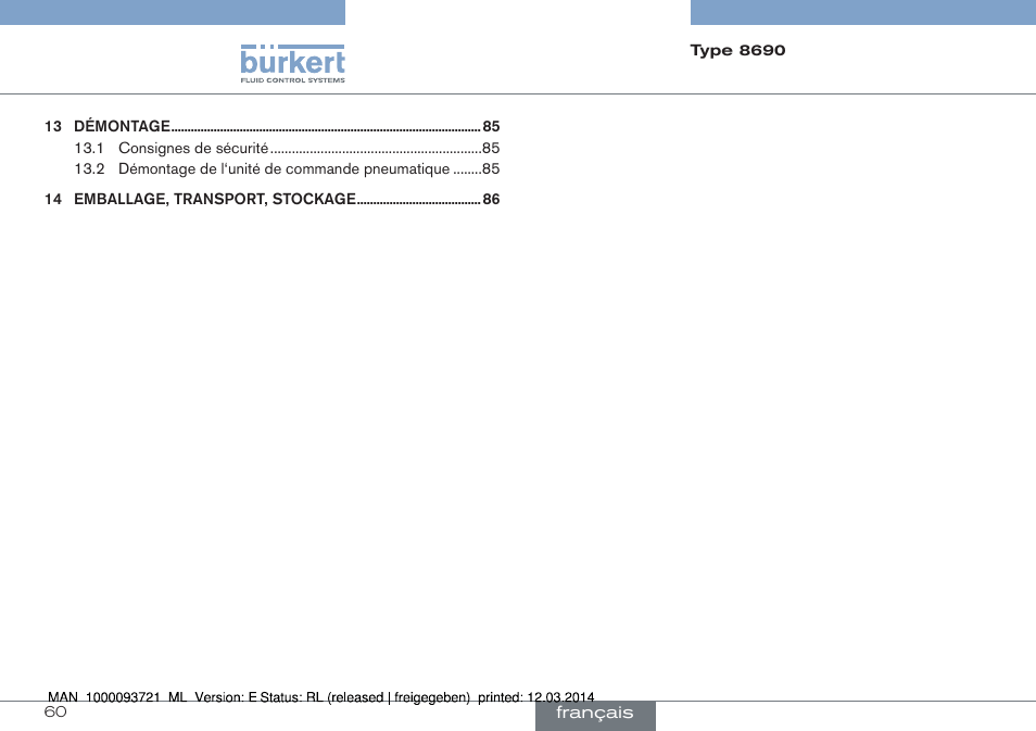 Burkert Type 8690 User Manual | Page 60 / 88