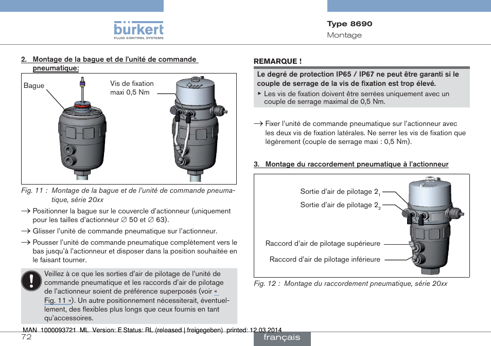 Burkert Type 8690 User Manual | Page 72 / 88