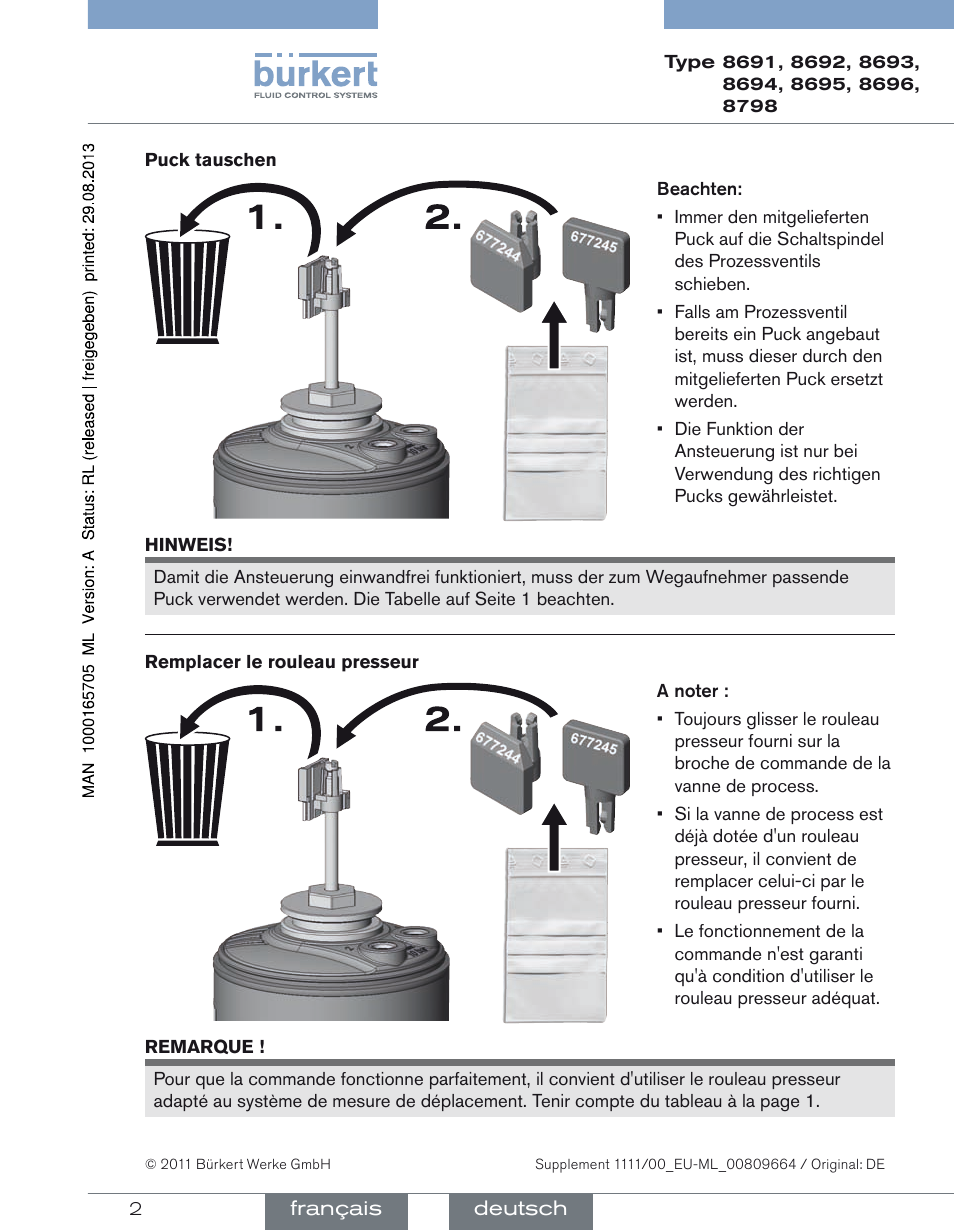 Burkert Type 8798 User Manual | Page 2 / 2