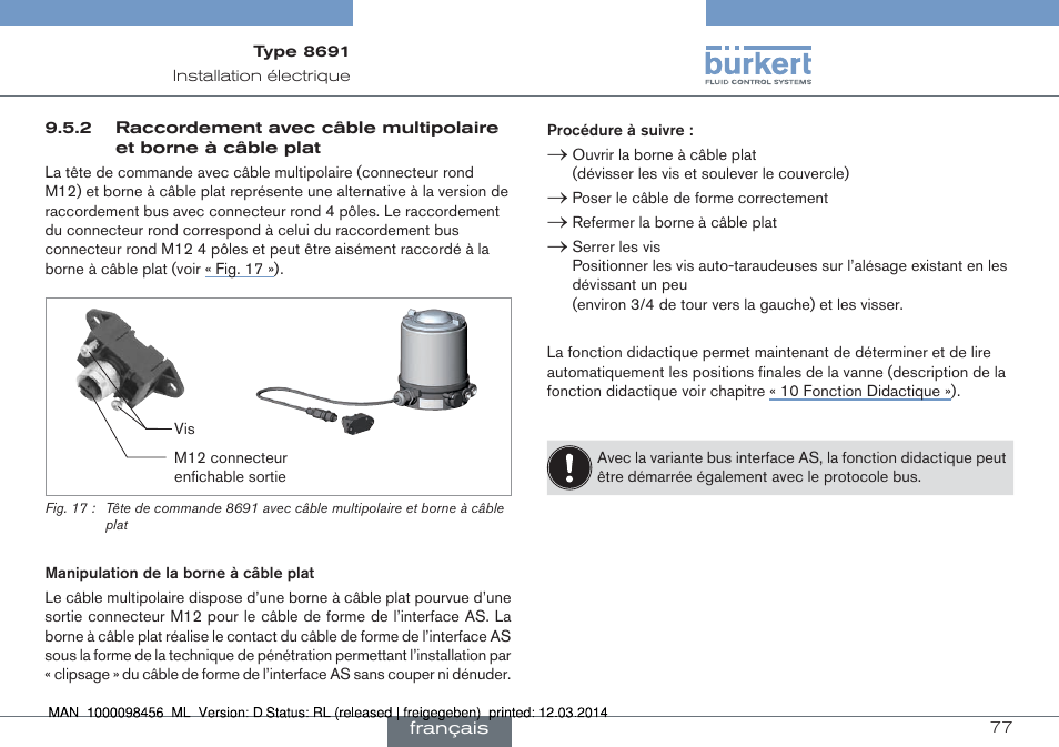 Burkert Type 8691 User Manual | Page 77 / 88